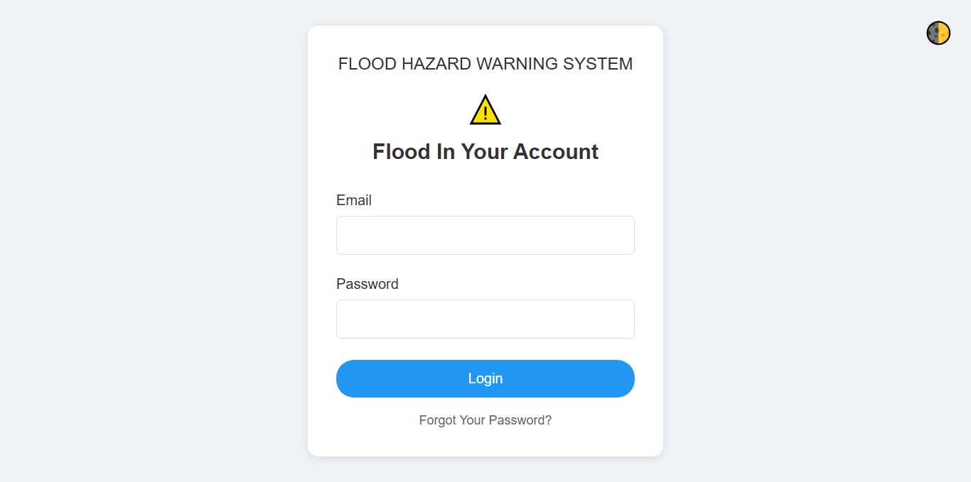 Flood Hazard Warning System